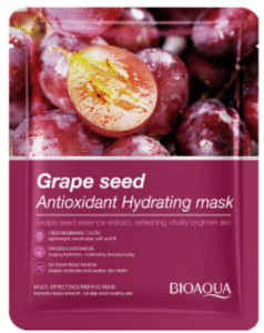 Mascarilla en Velo de Semilla de Uva